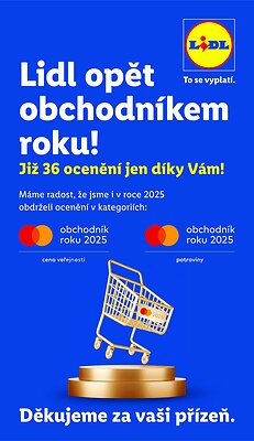 akční leták Lidl 9.4.2026-12.4.2026