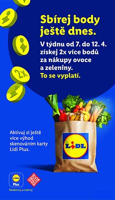 akční leták Lidl 9.4.2026-12.4.2026