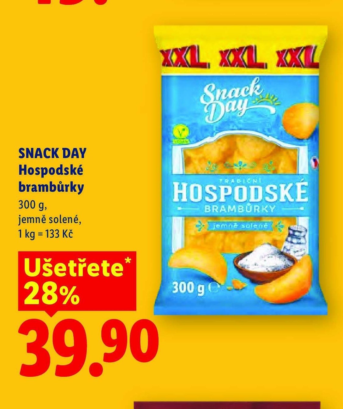 SNACK DAY Hospodské brambůrky - Lidl akcniletaky.com