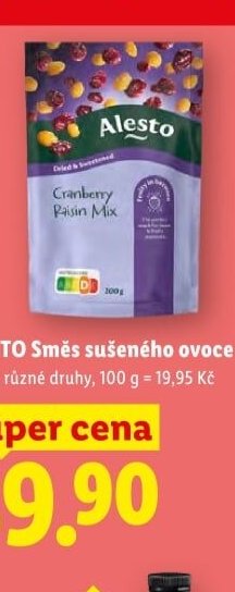 ALESTO Směs sušeného ovoce