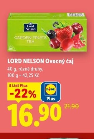 LORD NELSON Ovocný čaj