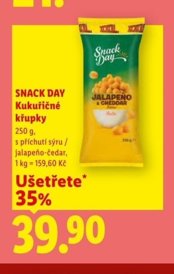 SNACK DAY Kukuřičné křupky