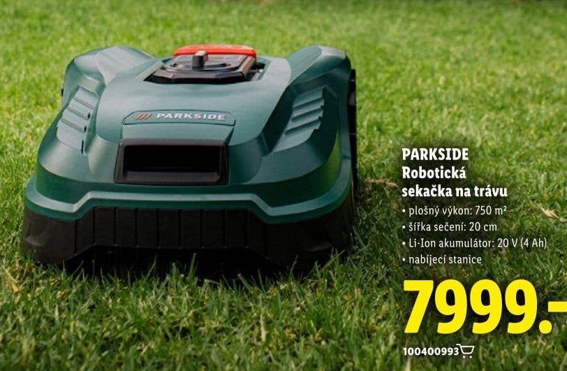 PARKSIDE Robotická sekačka na trávu