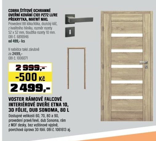 COBRA ŠTÍTOVÉ OCHRANNÉ DVEŘNÍ KOVÁNÍ C101 PZ72 LI/RE PŘEKRYTKA, MATNÝ NIKL - OBI akcniletaky.com