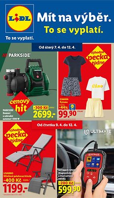 akční leták Lidl 7.4.2026-12.4.2026