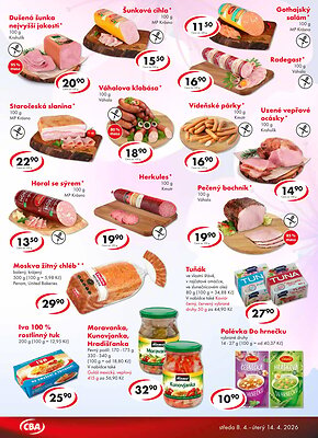 akční leták CBA 8.4.2026-14.4.2026