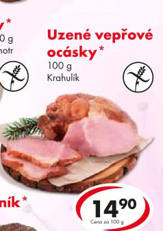 Vepřové ocásky uzené Krahulík