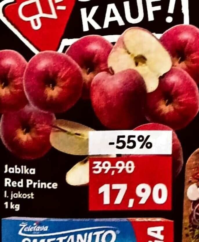 Jablka Red Prince