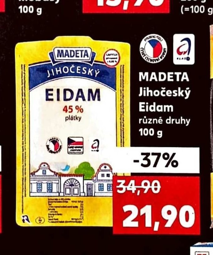 MADETA Jihočeský Eidam