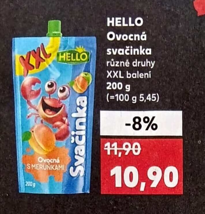 HELLO Ovocná svačinka