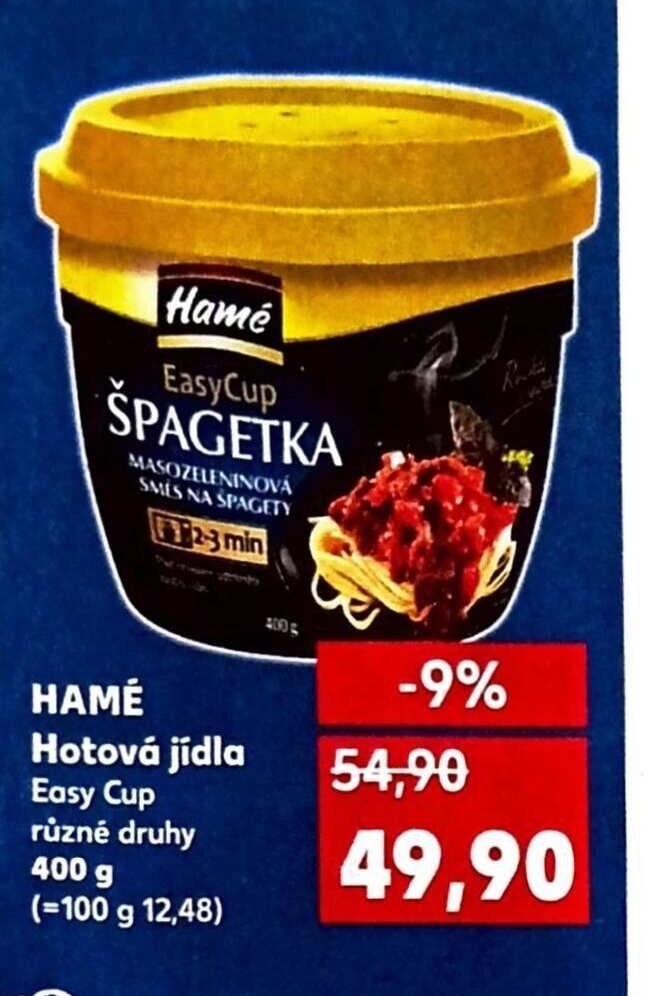 Hamé Easy Cup Špagetka