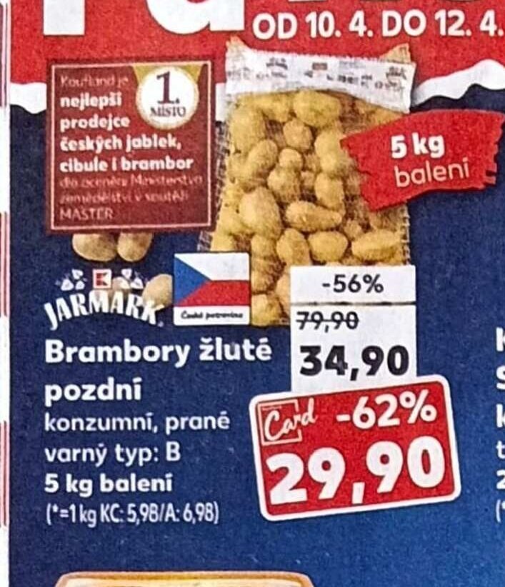 Brambory žluté