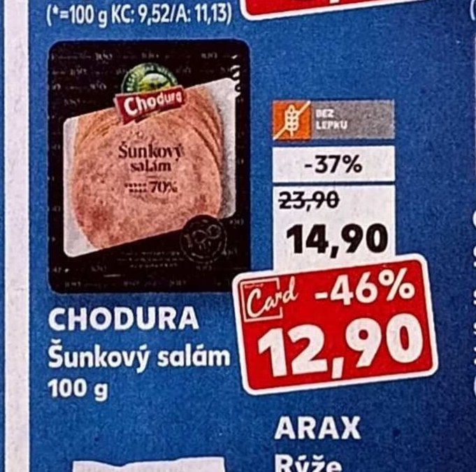 Chodura Šunkový salám