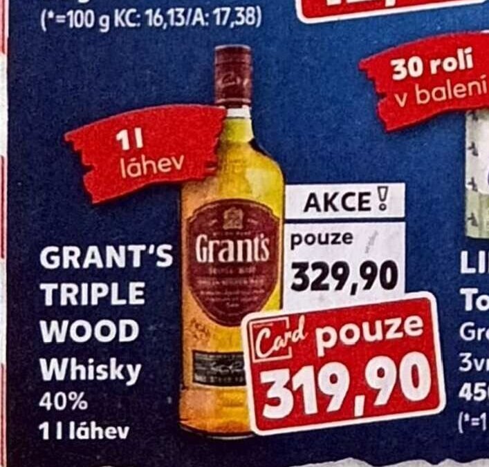 Grant's Triple Wood Whisky