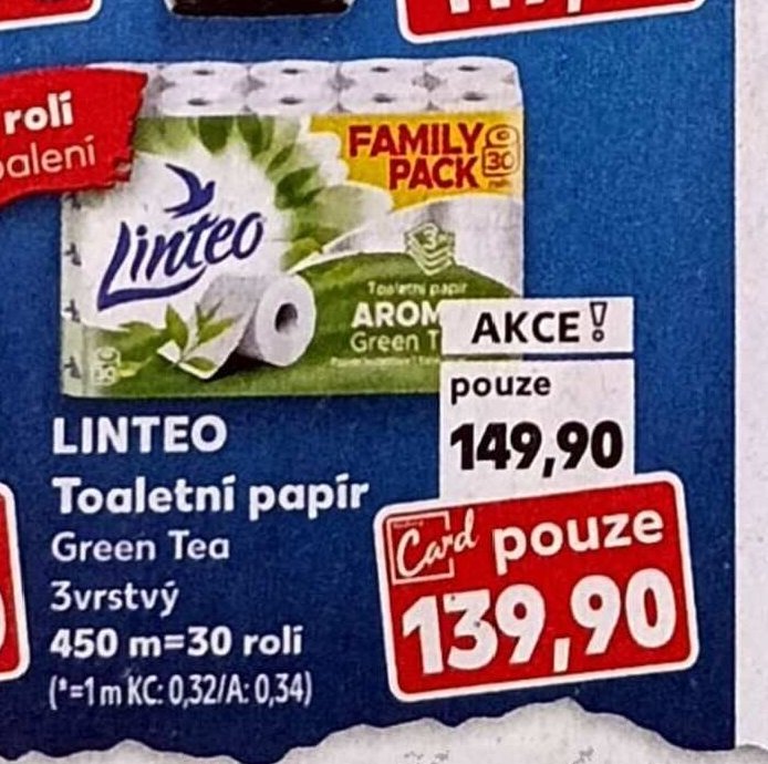 Linteo Toaletní papír