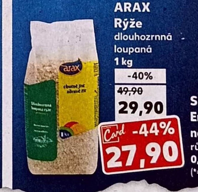 Arax Rýže dlouhozrnná