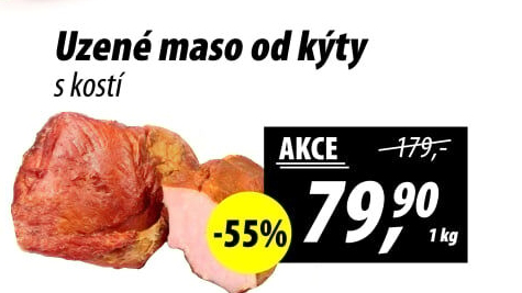 Uzené maso od kýty s kostí