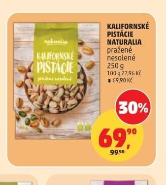 KALIFORNSKÉ PISTÁCIE NATURALIA