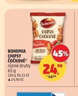 BOHEMIA CHIPSY ČOČKOVÉ