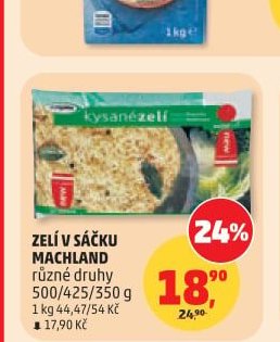 Zelí v sáčku Machland