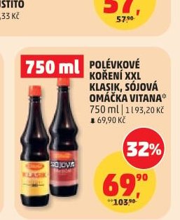 Polévkové koření XXL Klasik, sójová omáčka Vitana