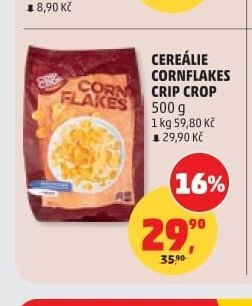 Cereálie Cornflakes Crip Crop