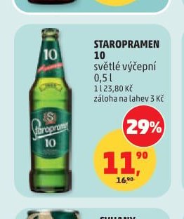 Staropramen 10 světlé výčepní