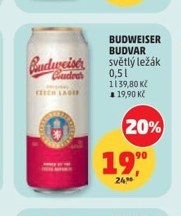 Budweiser Budvar světlý ležák
