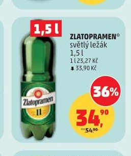 Zlatopramen světlý ležák