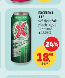 Excelent 11 světlý ležák plech