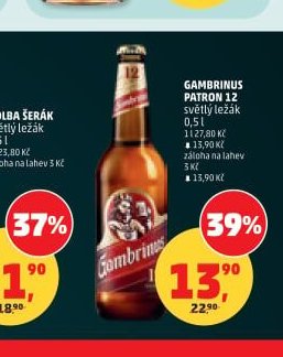Holba Šerák světlý ležák