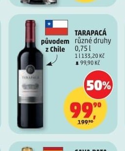 původem z Chile TARAPACÁ