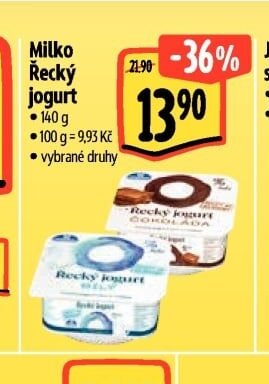 Milko Řecký jogurt