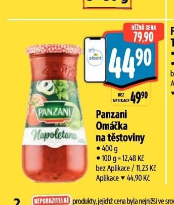 Panzani Omáčka na těstoviny