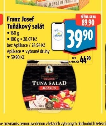 Franz Josef Tuňákový salát