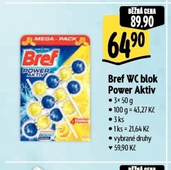 Bref WC blok Power Aktiv