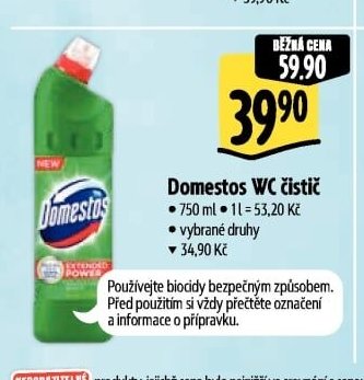 Domestos WC čistič