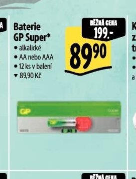 Baterie GP Super