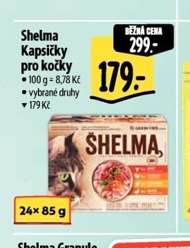 Shelma Kapsičky pro kočky