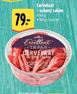 Cervelaat sušený salám