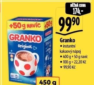 Instantní kakao Granko Orion