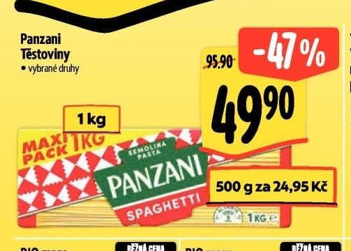 Panzani Těstoviny