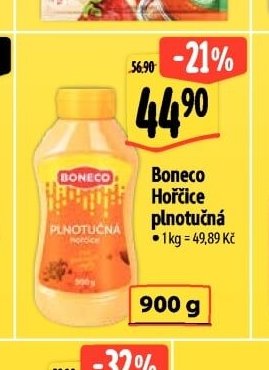 Boneco Hořčice plnotučná
