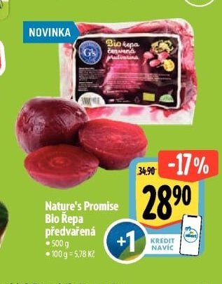 Nature's Promise Bio Řepa předvařená - Albert akcniletaky.com