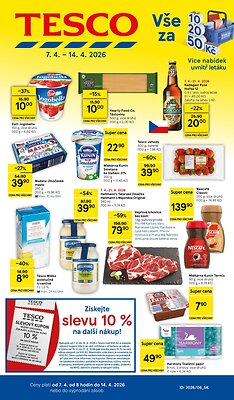 akční leták Tesco 7.4.2026-14.4.2026