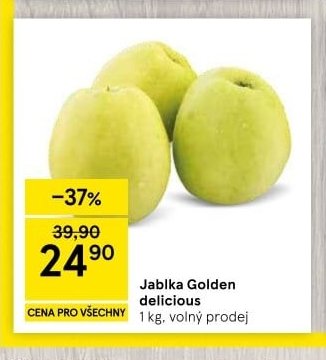Jablka Golden delicious