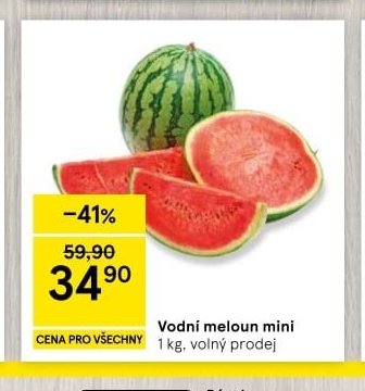 Vodní meloun mini