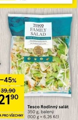 Tesco Rodinný salát
