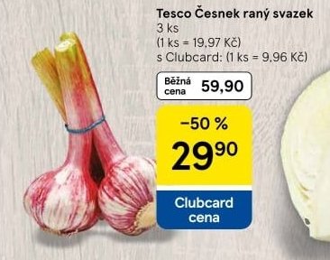 Tesco Česnek raný svazek