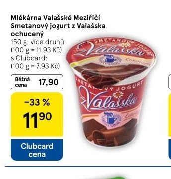 Mlékárna Valašské Meziříčí Smetanový jogurt